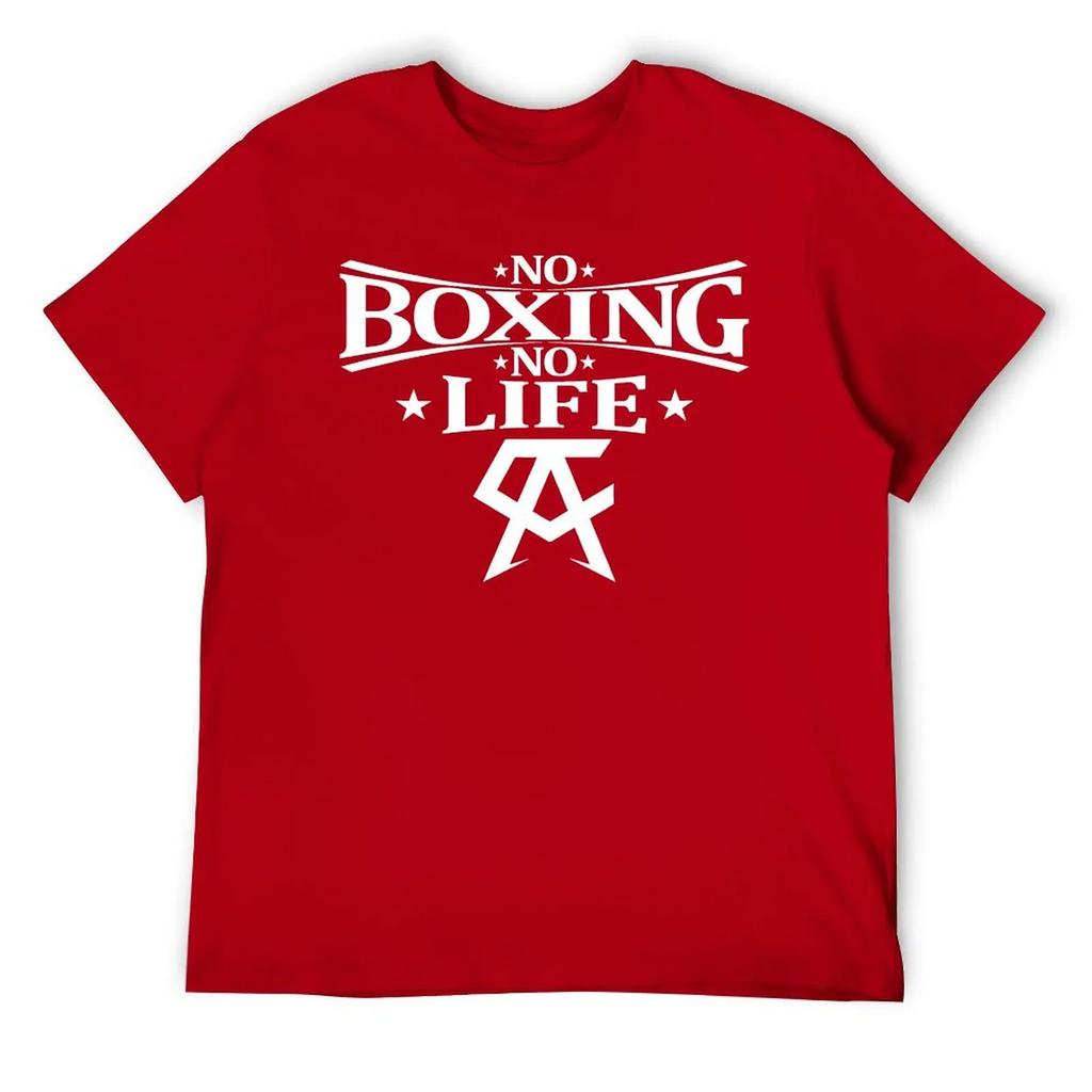 Canelos Alvarez No Boxing No Life Essential 4 Top Tee Graphic Vintage T-shirt Round Neck  Sports  Geek Fitness USA Size