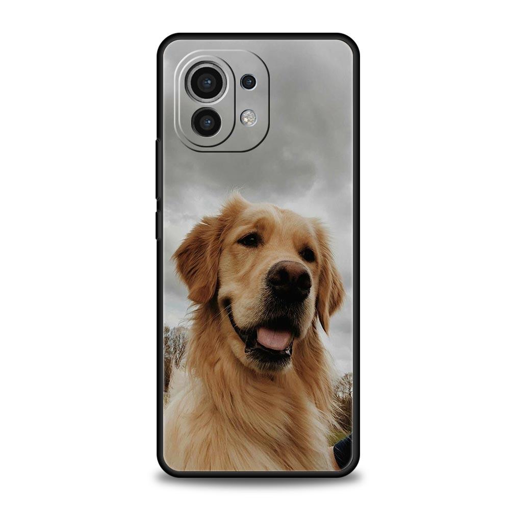 Labrador Golden Retriever Dog Case For Xiaomi Mi 15 14 13 12 11 Lite 13T 12T Pro Poco X6 X5 X4 Pro 5G X3 NFC F6 F5 F4 M5 Cover
