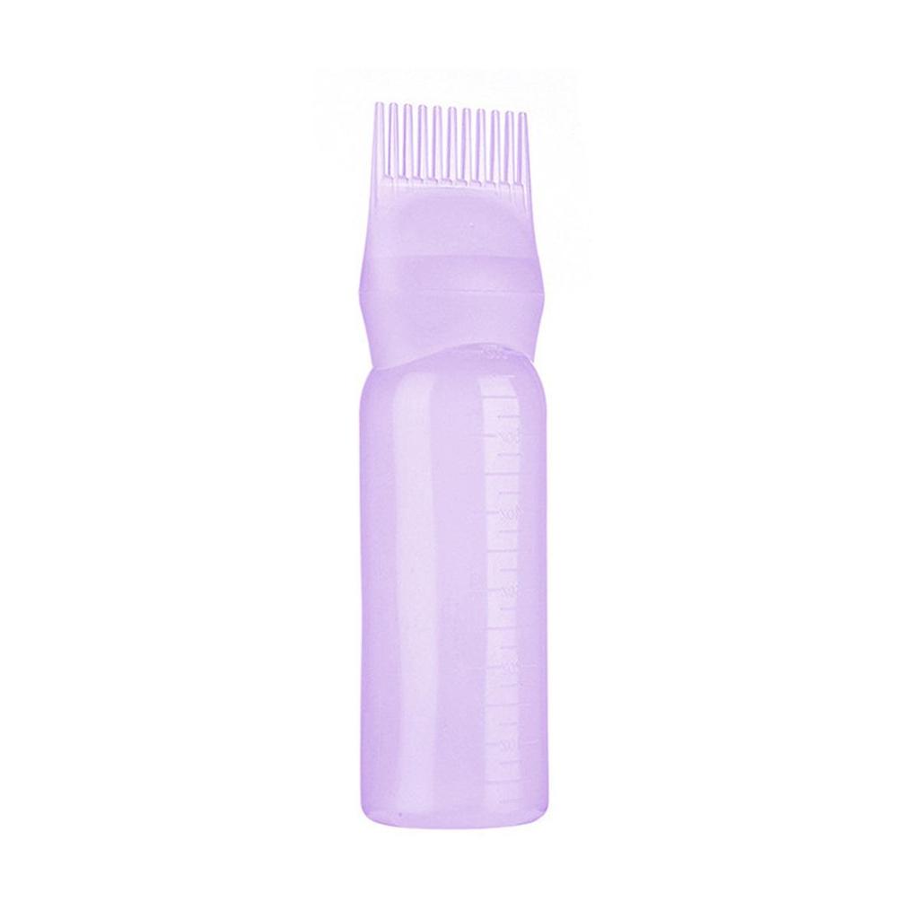Multi-Color Hair Dye Bottle with Comb & Scale - Easy Press Application