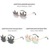 Unisex Frameless Funky Sunglasses With Lenses For Party And Festival Fashion