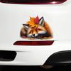 QT2365#15cm Fox Dream Fantasy Animal Theme Car Sticker, Suitable for Laptop, Car, Truck, Van, SUV, Motorcycle, Bumper, Window