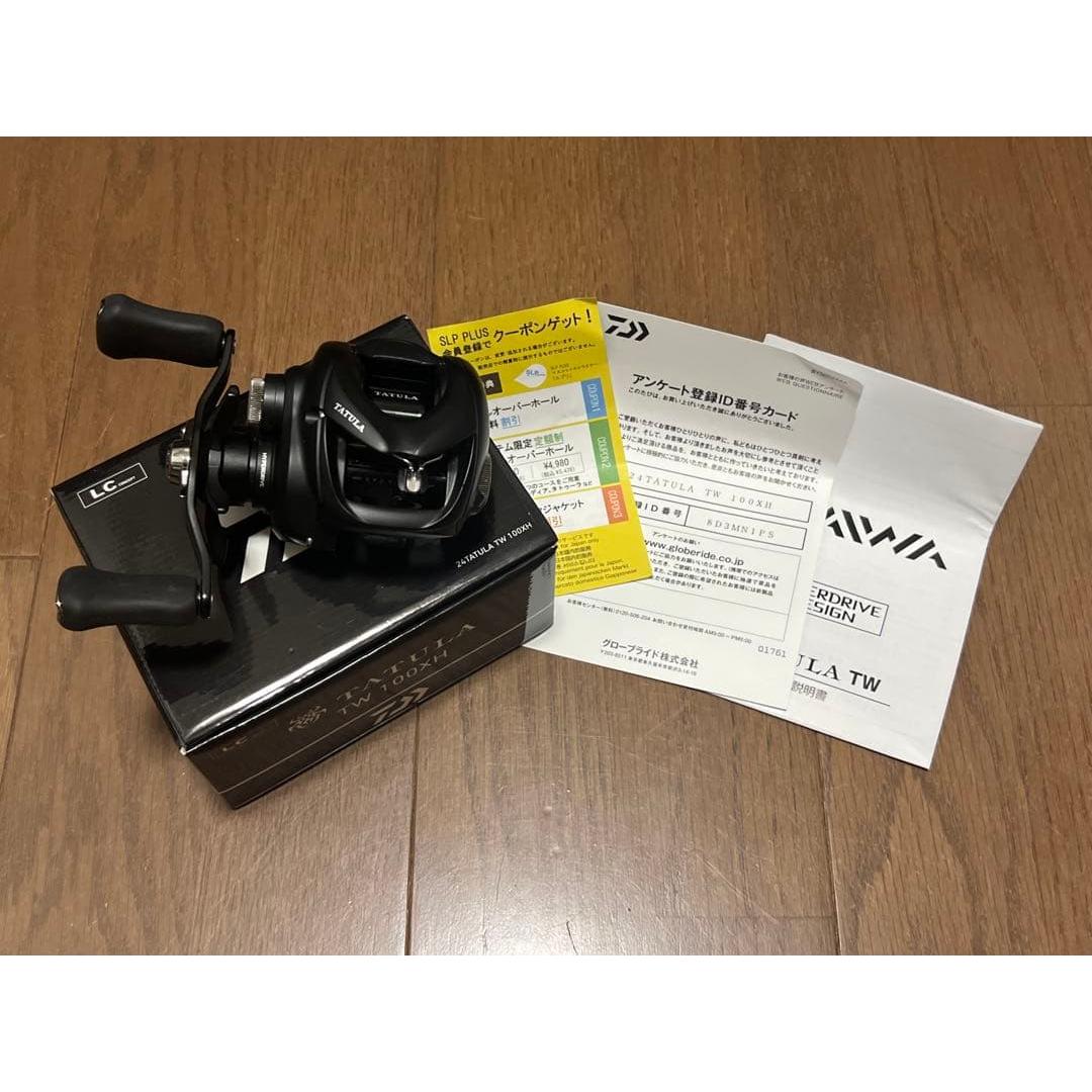 Used New and unused Daiwa 24 Tatula TW 100XH