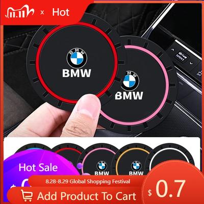 Car Sticker 2025 Hot Car Silicone Coasters Centre Console Water Centre Console Cup Non-Slip Mats Car Accessories For E46 E90