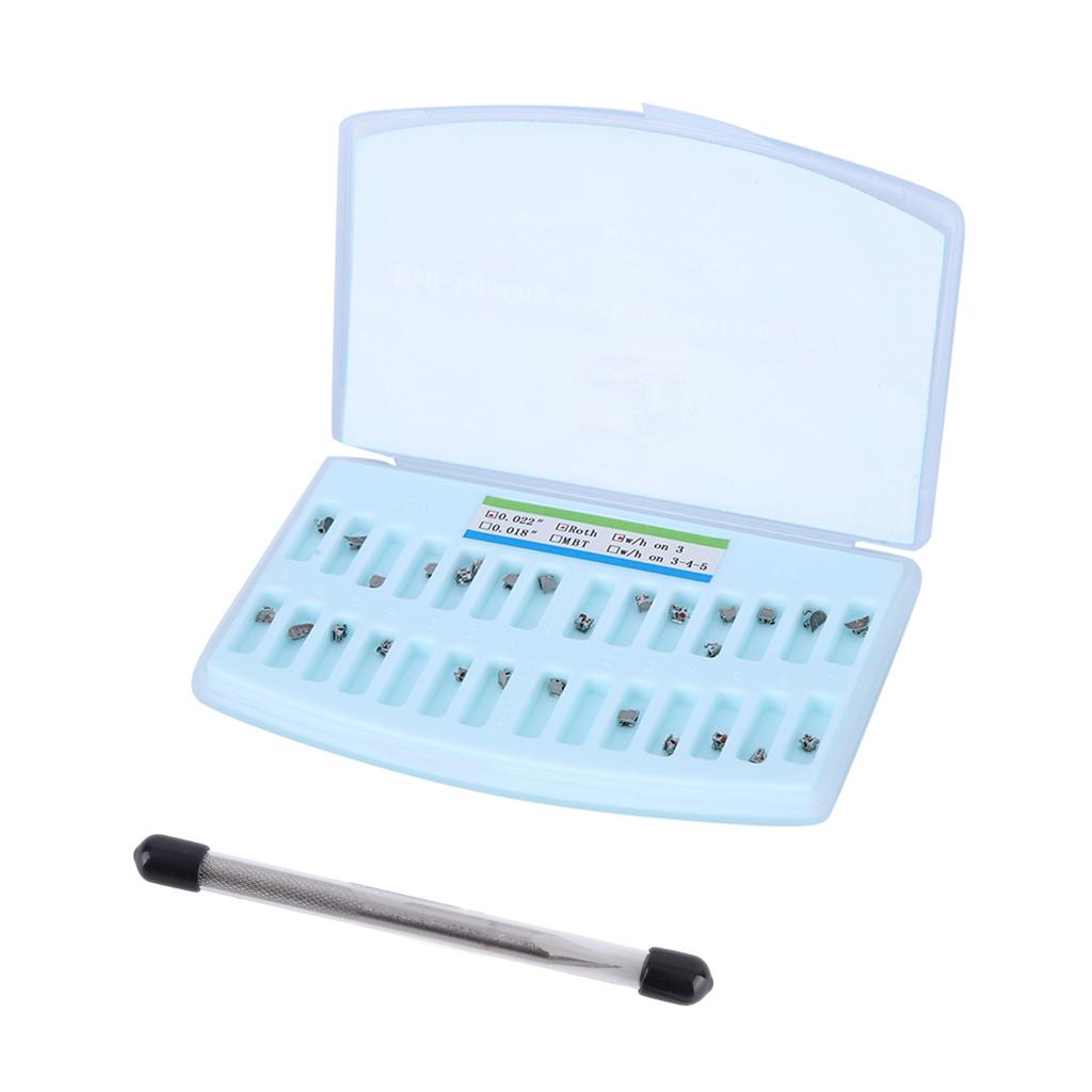 Dental Orthodontic Active Self Ligating Brackets Braces Mini Roth 0.022  Slot 3 with Hook