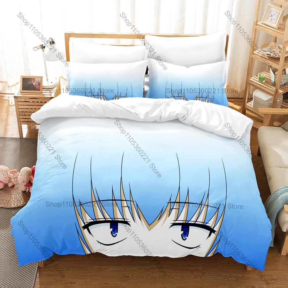 Cool Baka and Test Hideyoshi Kinoshita Akihisa Yoshii Hilarious School Comedy Japanese Anime Bedding Set Duvet Cover + 2 Pillowc