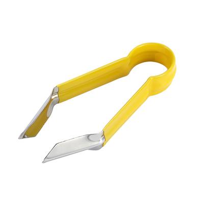 Estrattore per rimuovere il torsolo della fragola Estrattore per gli occhi di ananas Manico lungo Raschietto ergonomico in acciaio inossidabile per risparmiare manodopera Gadget da cucina portatile