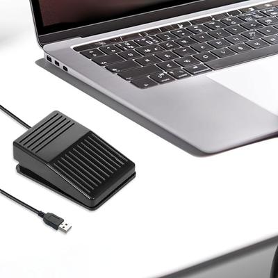 USB Foot Control Action Pedal Footswitch Accessory for Factory Testing Multifunctional Gaming