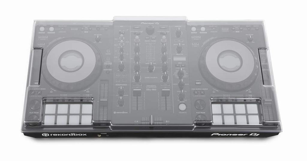 DECKSAVER Shockproof Cover for Pioneer DJ DDJ-800 DS-PC-DDJ800