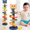 Entertainment Ball Drop Roll Swirling Tower Spin Track Toy Set Rotating Track Set Educational Toys