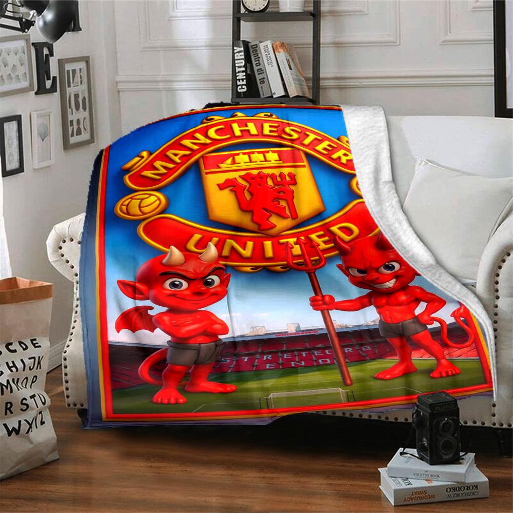 Manchester Blanket Soft & Cozy Great for Chair Couch Seaside Four Seasons Multipurpose Stylish Decor Ideal Gift for Friends Family Couples Picnic