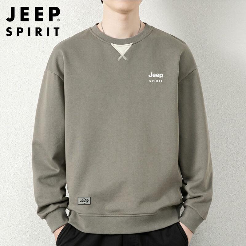 JEEP SPIRIT Men's Crewneck Autumn/Winter Sweatshirt