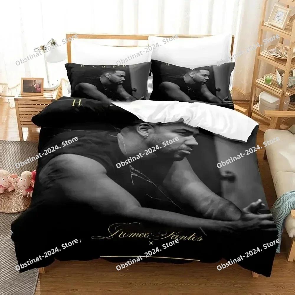 3D Print Romeo Santos Bedding Set Duvet Cover Bed Set Quilt Cover Pillowcase Comforter King Queen Size Boys Adult Bedding Set