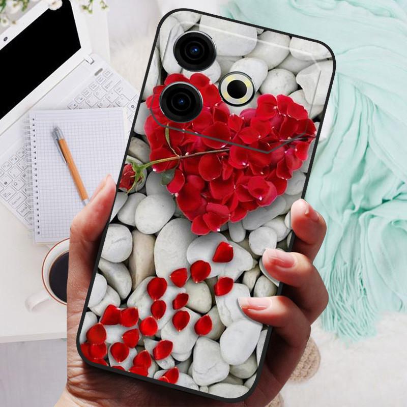 Für Tecno Pova 6 Neo Hülle Pova6 Neo Luxus Handy Silikon Rückseite Für Tecno Pova 6 Neo Hüllen Pova 6Neo Schutzhülle Capas