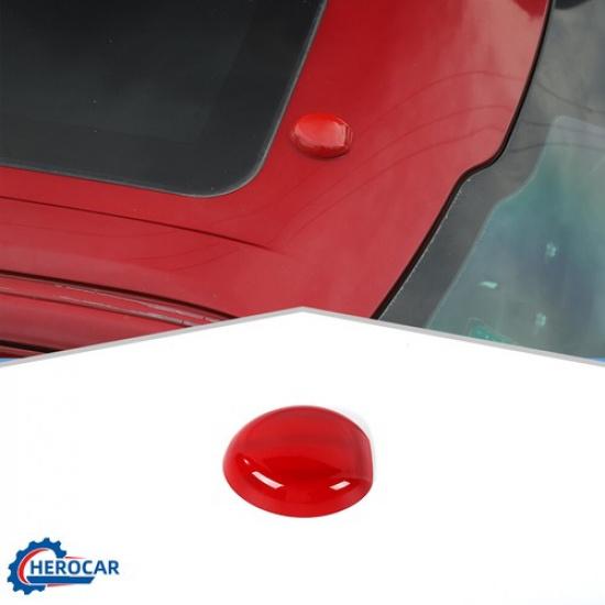 Red Exterior Antenna Cover Cap Trim Decor Bezel For Ford F150 15-20 &Mustang