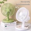 Silent Five-Blade Oscillating Desktop Fan for Home or Office