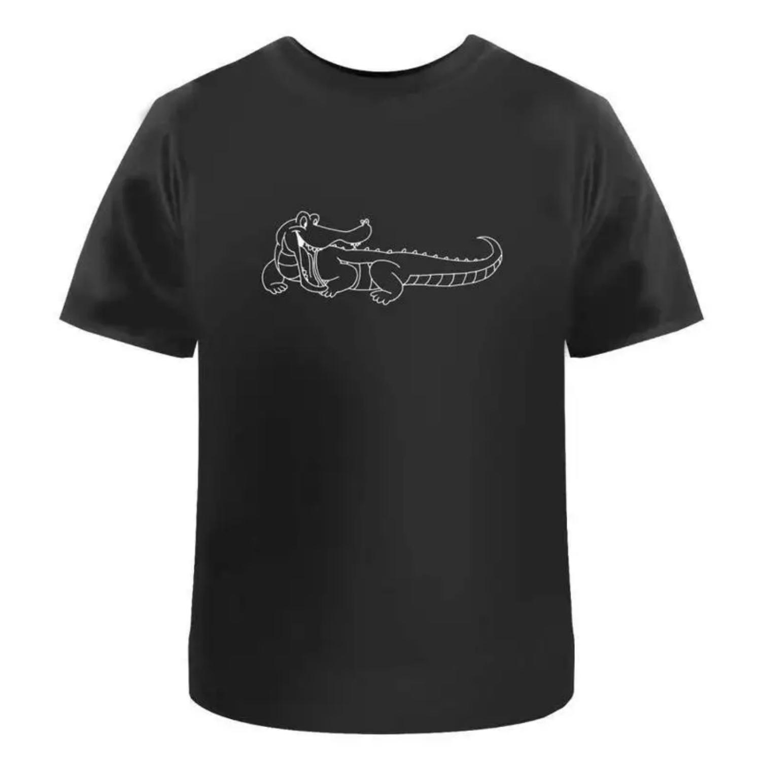 

Happy Crocodile Cotton T Shirt Ta019621 S чёрный