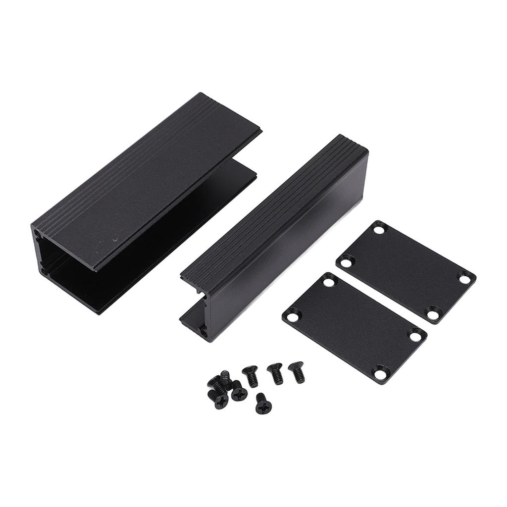 Aluminum Alloy Project Box Sandblasting Black 1.25?1.5mm Circuit Board Aluminum Enclosure