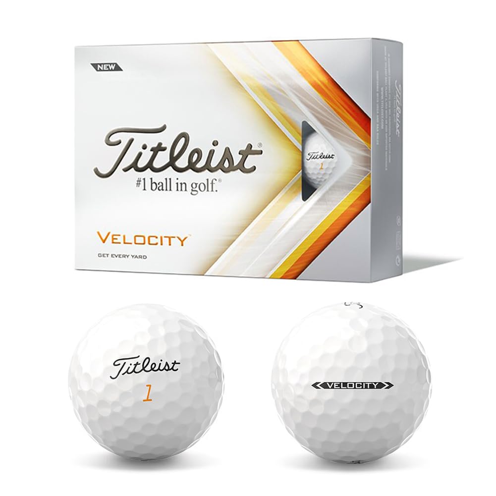 Titleist Velocity Golf Balls (1 Dozen) [Parallel Import]