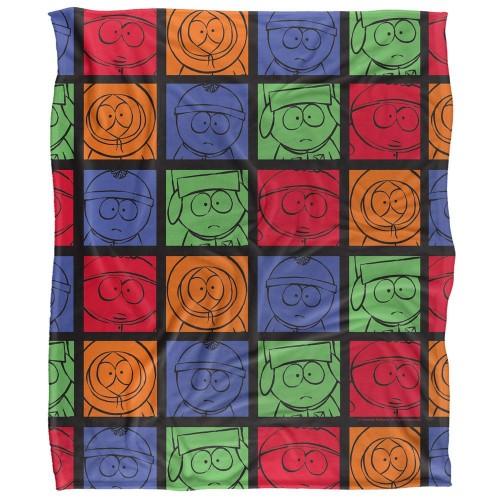 South Park Silky Character Collage Supersoft Blanket