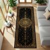 Galaxy Neon Runner Rug Celestial Space Rug Sci-Fi Hallway Outer Space Gamer Room Astral Universe Carpet Cosmic Tech Rug Decor