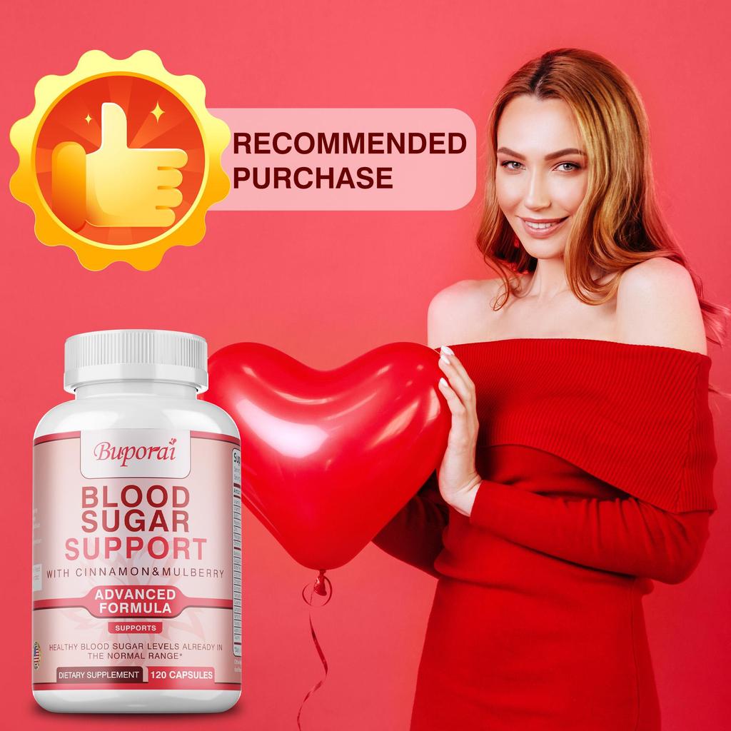 Blood Sugar Support - Cardiovascular Health, Glucose Control & Blood Regulator