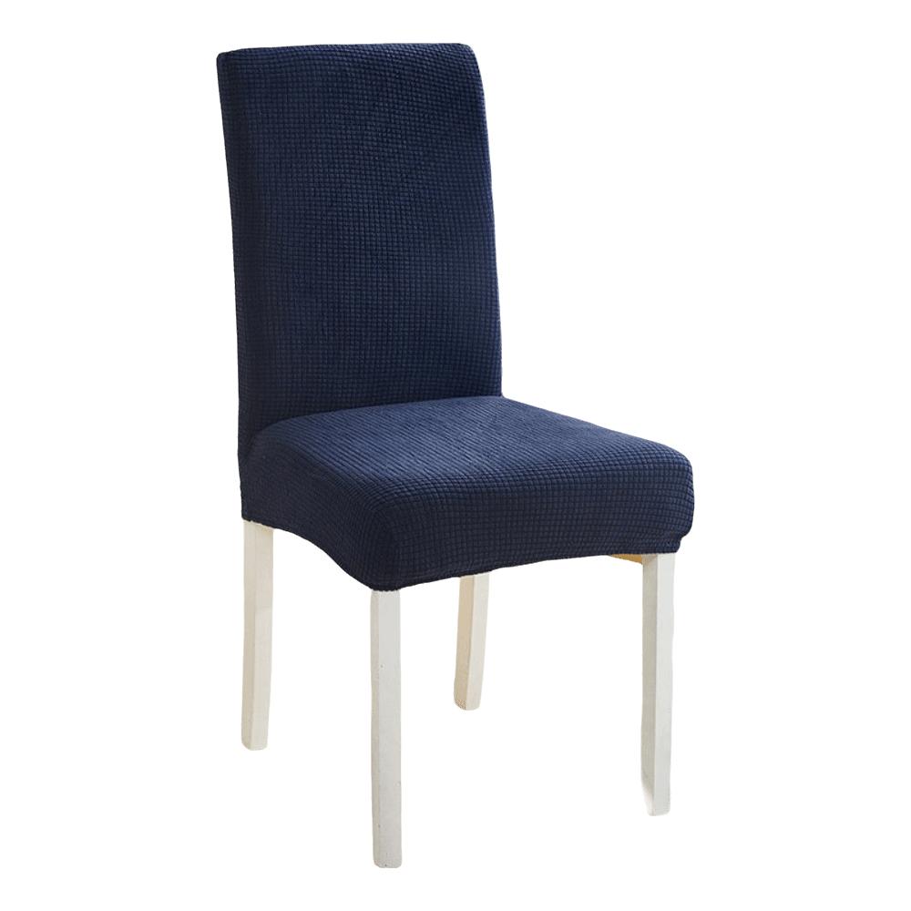 High Elastic Seat Cover Plain Color Stool Cover Dining Chair Cover Wedding Banquet