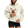 Pocket Style Pet In One Double-sided Plush Loose Fitting Hooded Sweatshirt For Both Men And Women