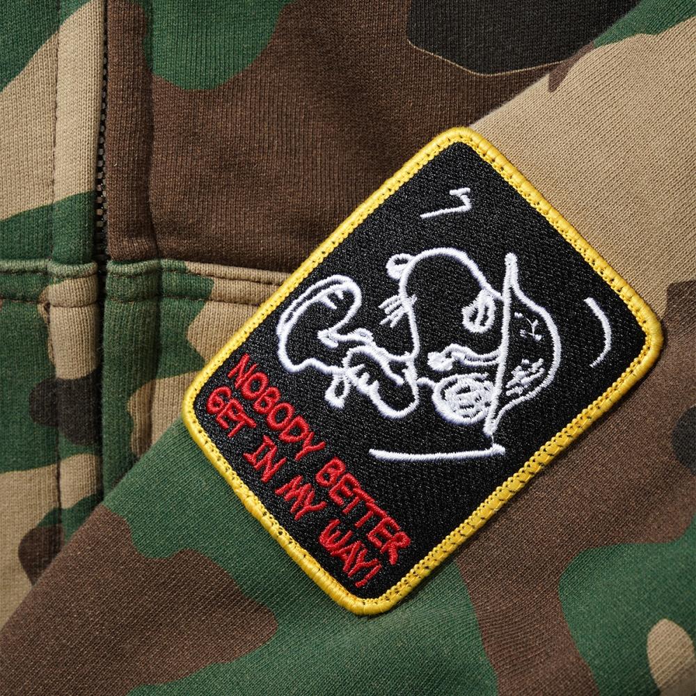 Butter Goods Patches Zip Thru Hood Patches Zip Thru Hood