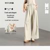 Xiyu Women's Petite High-Waisted Loose Wide-Leg Casual Pants