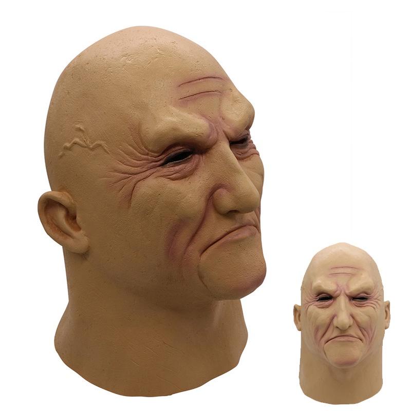 Realistic Man Latex Mask For Halloween With Soft Comfortable Wearable Design