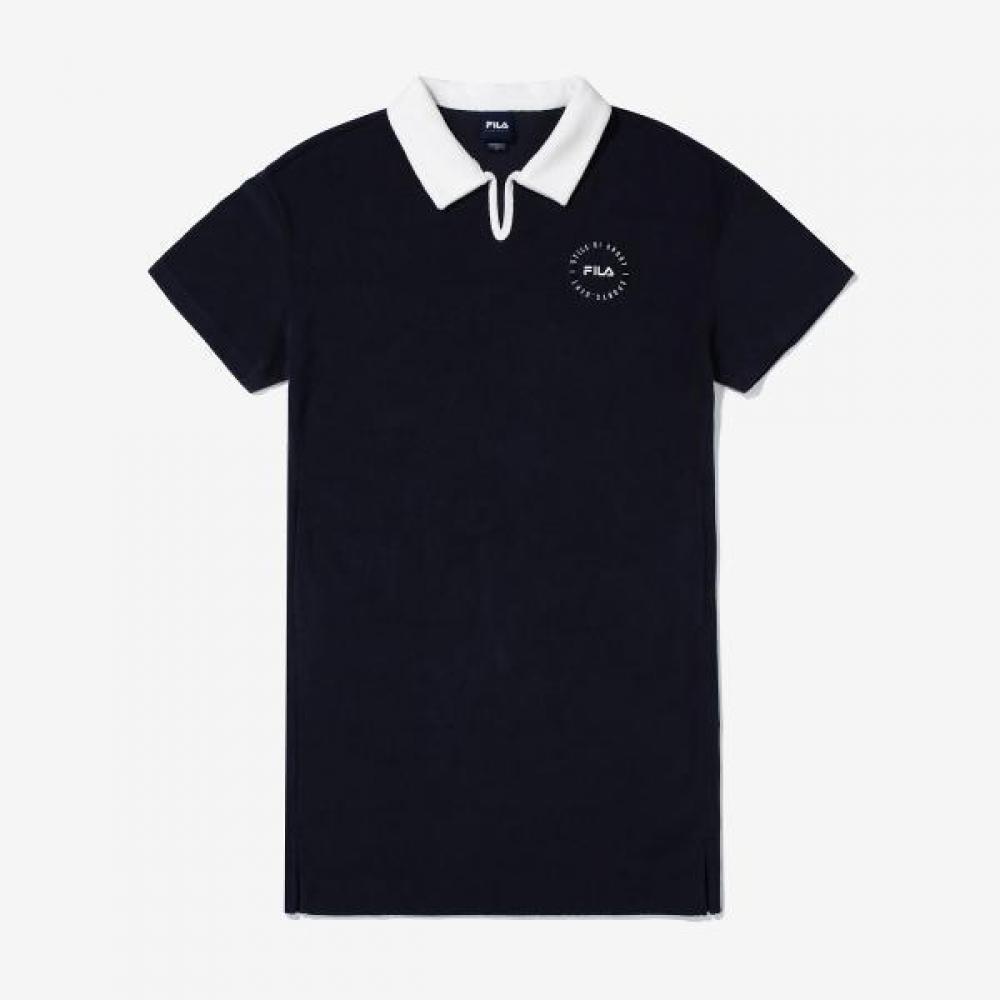Fila Terry Collar Dress navy/90