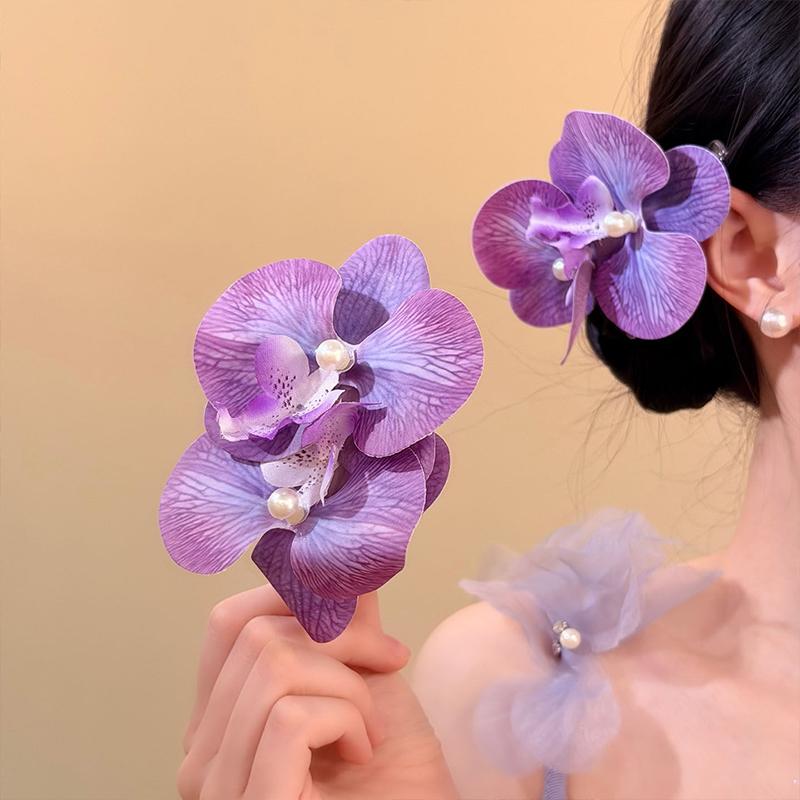 Lange Quaste Schmetterling Perlen Haarspange für Damen Feenhaftes Temperament Haarnadel Ideal für Geburtstagsfeiern