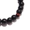 Nenjudo Made in Japan Ebony, Red Tiger's Eye Stone, Silk Tassel, Prayer Beads Bag Included. Handmade Men's Prayer Beads. Suitable for All Sects. Made