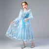 Autumn and Winter Children's Love Sand Dress Frozen Elsa Princess Dress Elsa New Elsa Long-sleeved Elsa Clothes
