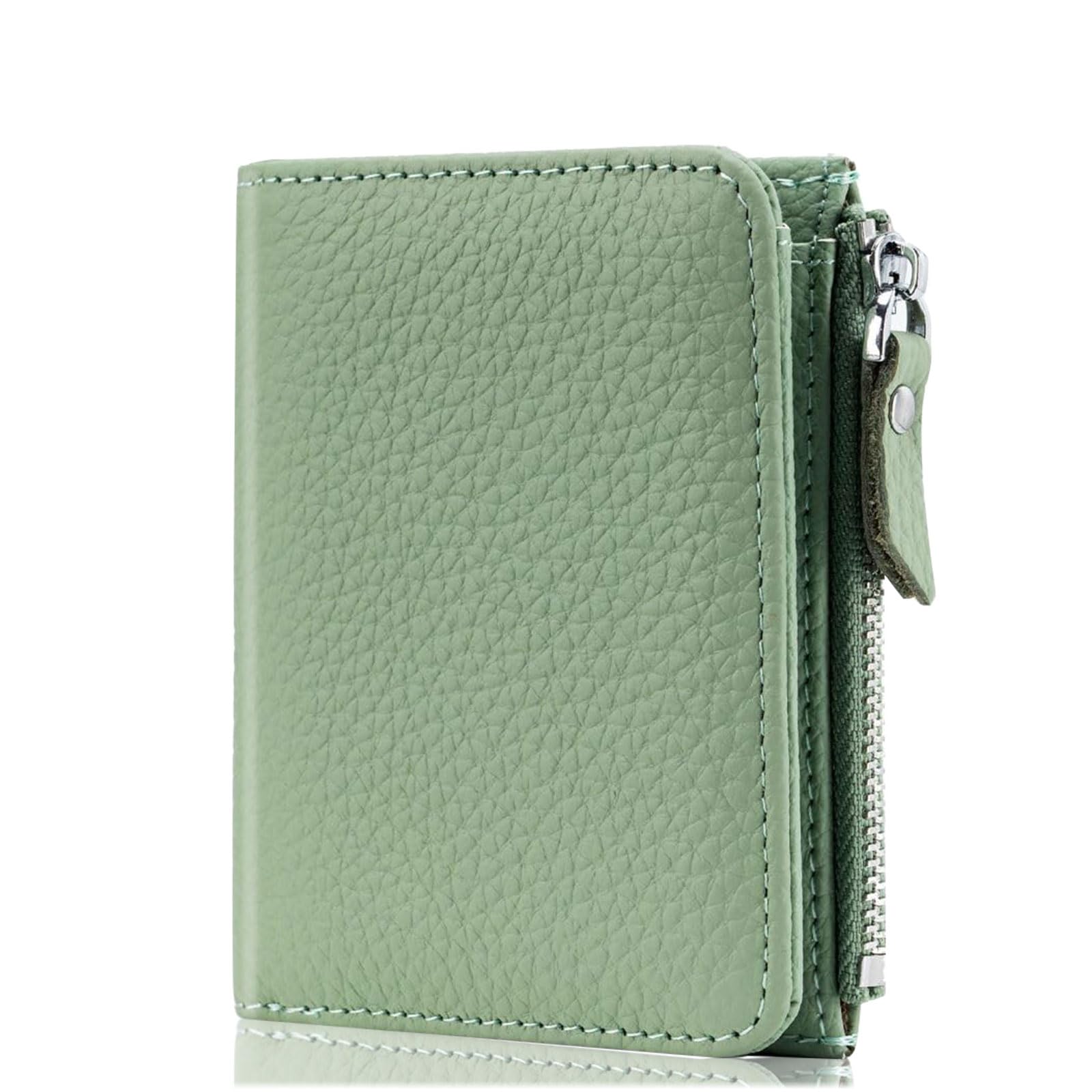 Женский складной кошелек Noaivoky, Компактный мини-кошелек, Тонкий дизайн, Популярный мини-кошелек на молнии, Кошелек для мелочи, Стильный картхолдер, Большая вместимость,