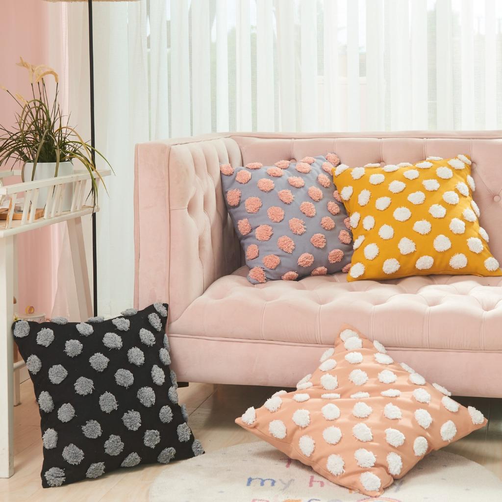 New Nordic Ins Moroccan Tufted Dot Pillow Cover Home Pillow Cushion Cover