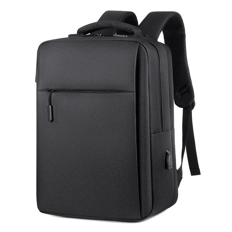 

TS JYL laptop bag,Double Layer Backpack Oxford Business Commuter Laptop School Bag 15.6-16.1 inches чёрный