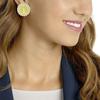 Swarovski Lucky Goddess Earrings Women's Gold Plated 5464120