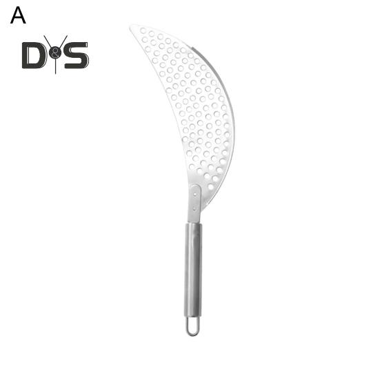 Sito do garnka z uchwytem Ze stali nierdzewnej Durszlak Patelnia Koszyk do odcedzania z garnka Odporny na rdzę Kształt półksiężyca Makaron Makaron Owoce Warzywa Sita do żywności dla