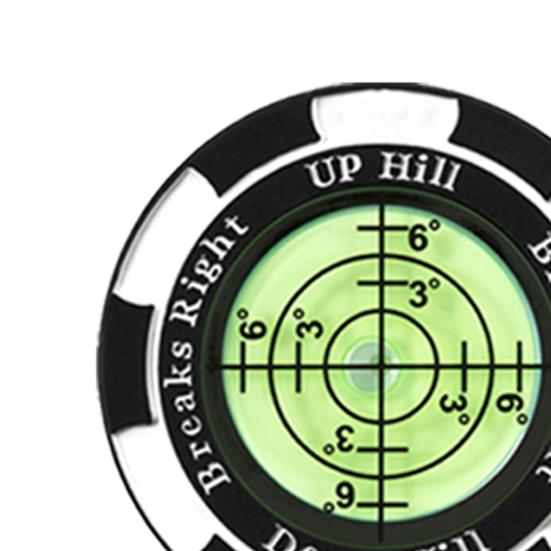 Golf Ball Marker with High Precision Portable Putting Green Reader Plastic Golf Marker Clip Professional Green Reading Training