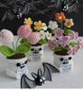 Halloween Positive Energy Knit Ghost Doll Ornament