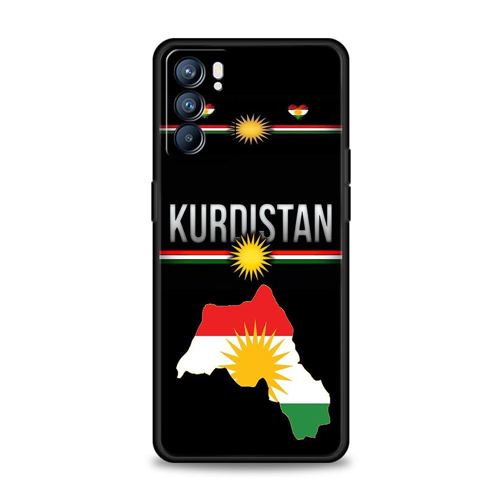 K-Kurdistan Flag Phone Case For Oppo Reno13 Reno12 Reno11 F Reno10 Pro A54 5G Find X5 A53 A52 A9 A17 A78 4G A79 A80 A98 Cover