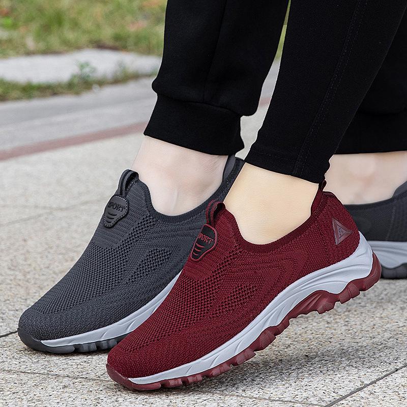 Genuine Summer Sports Shoes - Non-slip Soft Sole for Middle-aged & Elderly Men