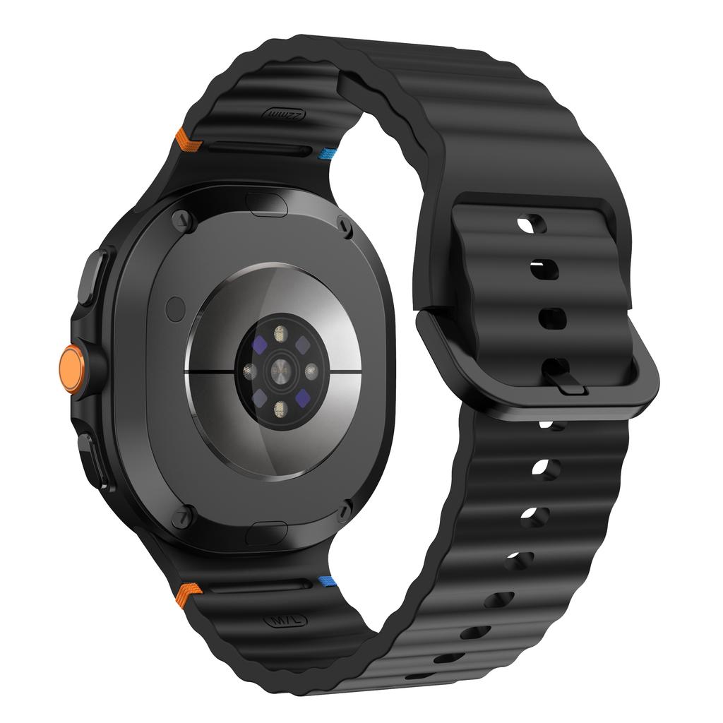 Silicone Band for Samsung Galaxy Watch 8 40mm 44mm Strap Accessories Smartwatch Rubber Bracelet for Samsung Galaxy Watch 8 Classic Strap
