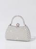 Elegant Pearl Rhinestone Crossbody Evening Bag for Women