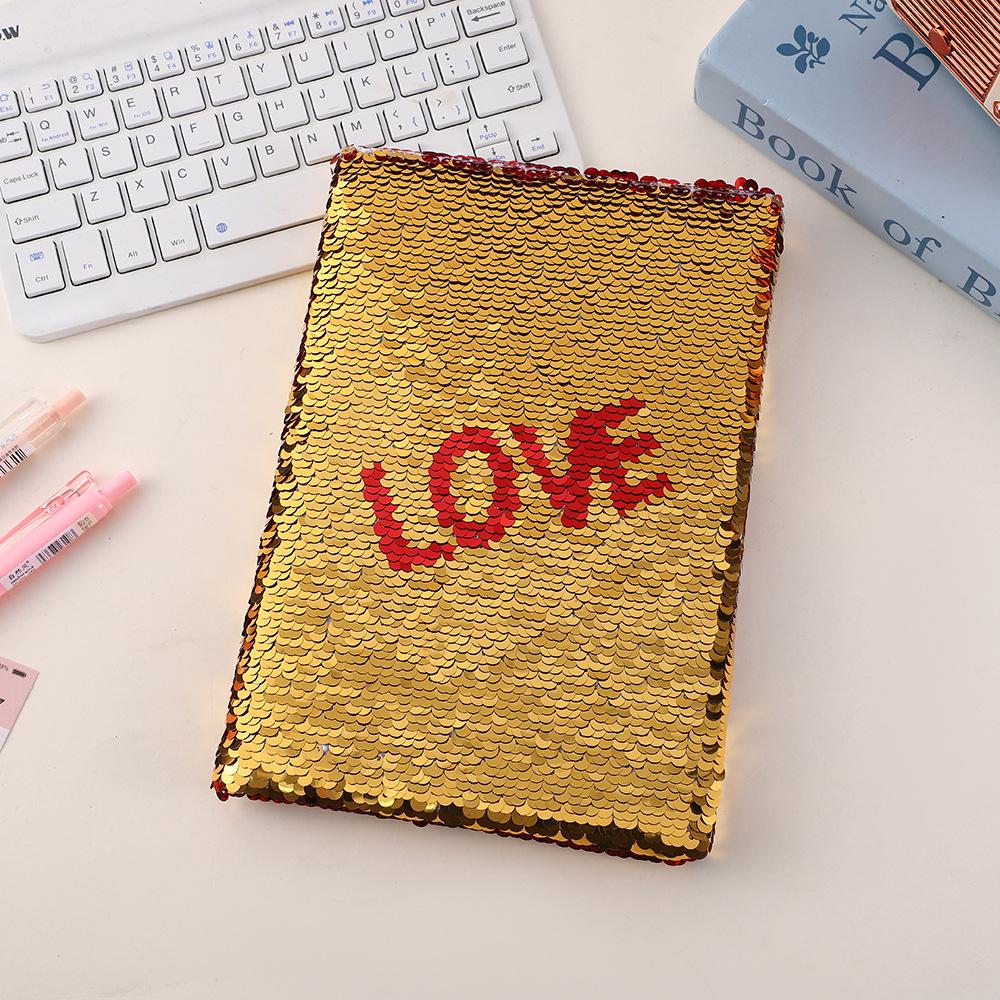 Enchanting Sequin Style Notebook: Exquisite Patterns for DIY Journaling & Student Notes