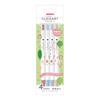 Zebra Clickart Picture Book Three Little Water-Based Markers, Series Pigs, 4-Color Set, WYSS22-EH-4CB
