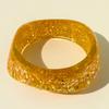 Accessories, exaggerated round resin glitter bracelets, transparent bracelets wholesale