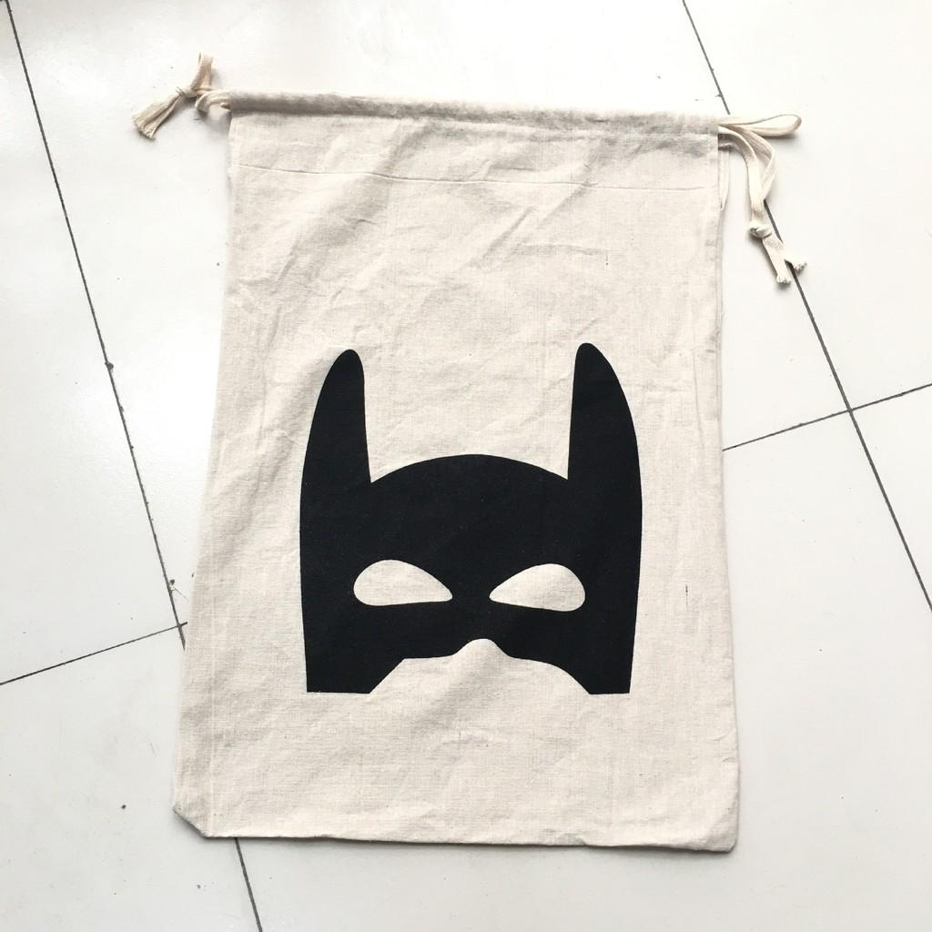 Childrens Toy Storage Bag With Bear Face Design For Travel And Home Organization