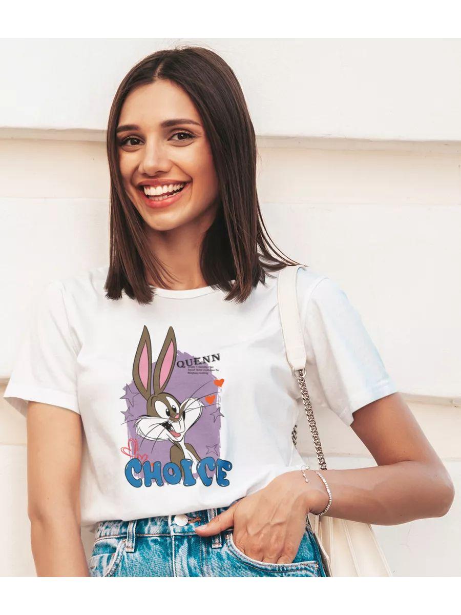 Bugs Bunny rabbit print T-shirt 2XL